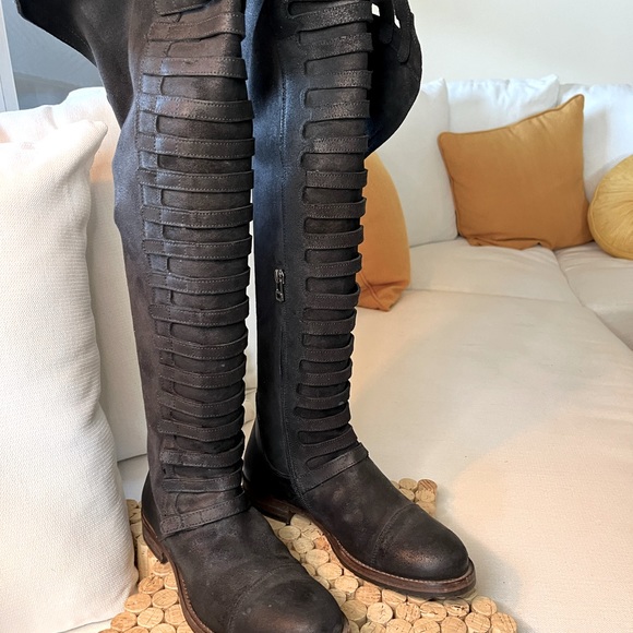 Black Forest knee hi Boots